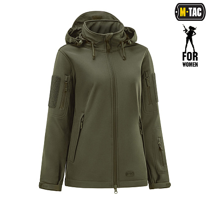 M-Tac куртка Soft Shell Lady Olive– Мілітарист - зображення 3