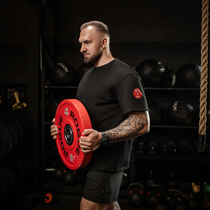M-Tac футболка Train Hard Oversized Cotton Hard Black– Милитарист - фото 14