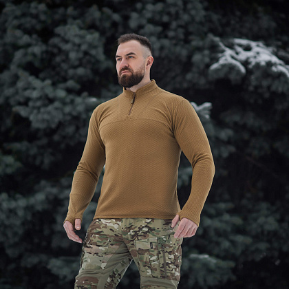 M-Tac термосорочка фліс Delta Level 2 Hex Coyote– Мілітарист - зображення 8