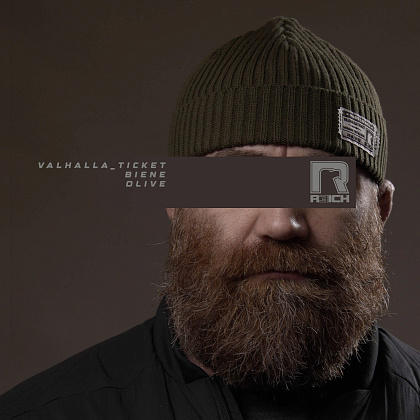 R3ICH шапка біні "Valhalla ticket" olive– Мілітарист - зображення 2