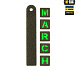 M-Tac нашивка MARCH Ranger Green/Green/GID– Милитарист - миниатюра 3