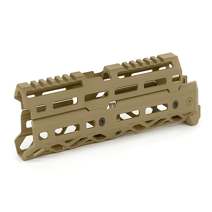 Крук M-Lock цівка довга для АКС-74У довга верхня накладка Coyote (1U044B)– Мілітарист - зображення 6