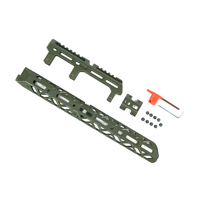 Крук цевье для АК длинное с креплением M-Lok и длинным верхним мостом OD Green (1U004B)– Милитарист - фото 7