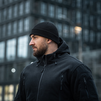 M-Tac шапка вязаная 100% акрил Black– Милитарист - фото 8