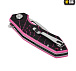 M-Tac ніж складний Type 12 Spider Web Black/Pink/Steel– Мілітарист - мініатюра 6