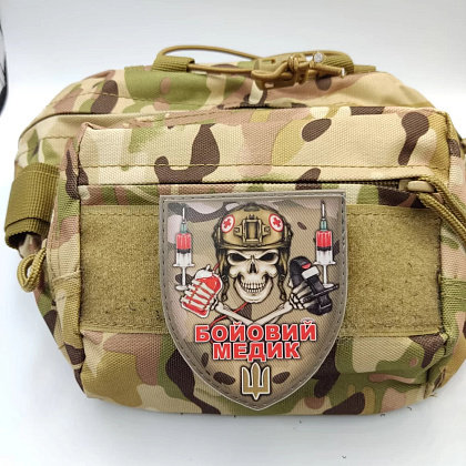 Шеврон бойовий медик мультикам– Мілітарист - зображення 3