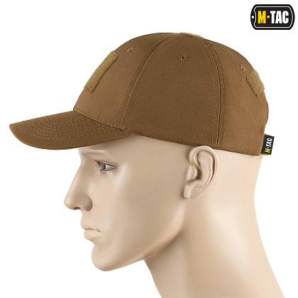M-Tac бейсболка з липучкою Flex ріп-стоп Coyote Brown– Мілітарист - зображення 2