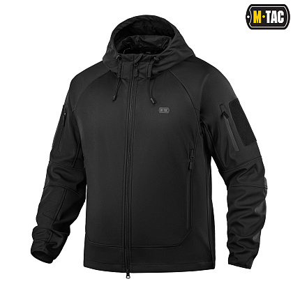 M-Tac куртка Soft Shell Lightweight Black– Мілітарист - зображення 1