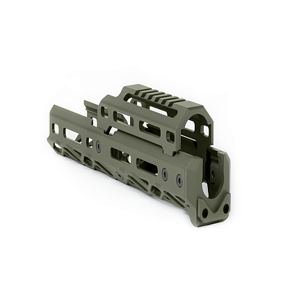 Крук M-Lock цівка для АКС-74У коротка верхні накладка OD Green (1U044A)– Мілітарист - зображення 7