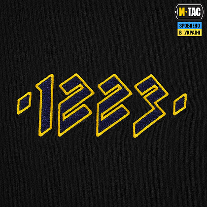 M-Tac кофта Hoodie 1223 Embroidery Cotton Hard Black– Мілітарист - зображення 8