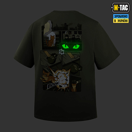 M-Tac футболка Orange Cat Cotton Hard Light Olive– Мілітарист - зображення 6