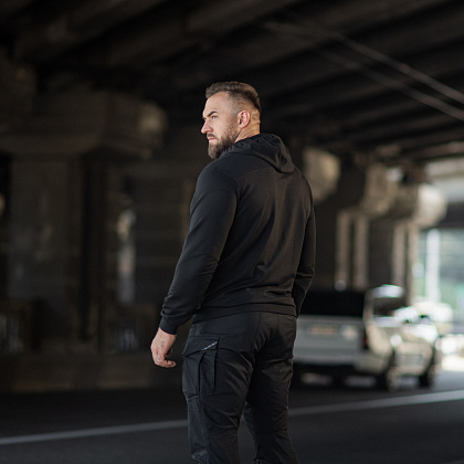 M-Tac кофта Hoodie Born by Revolution Black– Милитарист - фото 27