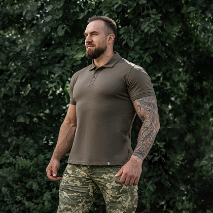 M-Tac поло Basic 65/35 Dark Olive– Мілітарист - зображення 7