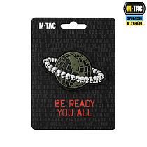 M-Tac нашивка Planet PVC Olive– Милитарист