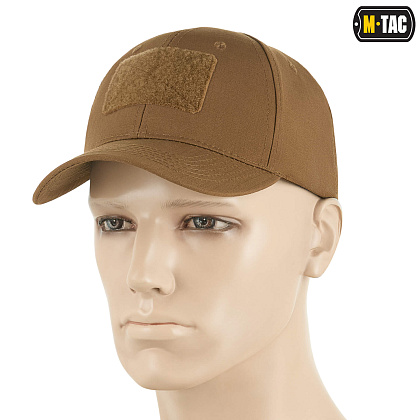 M-Tac бейсболка з липучкою Flex ріп-стоп Coyote Brown– Мілітарист - зображення 1