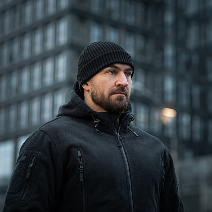 M-Tac шапка вязаная 100% акрил Black– Милитарист - фото 11