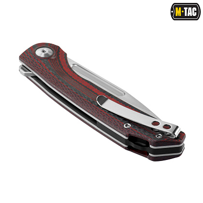 M-Tac ніж складний Type 19 Carbon/Red– Мілітарист - зображення 6
