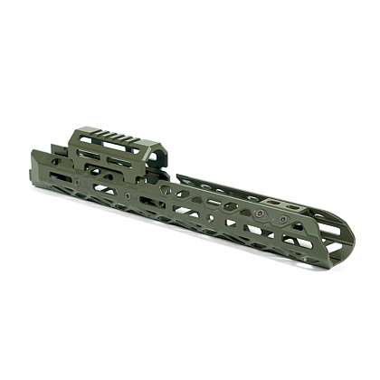 Крук цевье для АК длинное с креплением M-Lok и коротким мостом OD Green (1U004A)– Милитарист - фото 2
