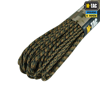 M-Tac паракорд Minicord Mil-Spec 15m Woodland Marpat– Мілітарист - зображення 3