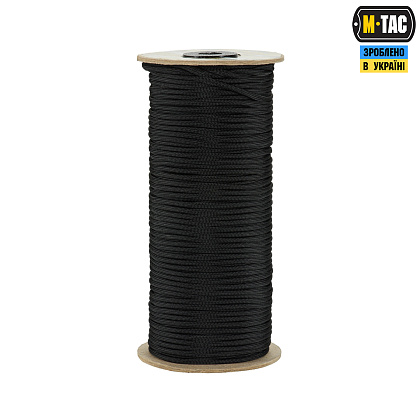 M-Tac паракорд 550 type III 100m Black– Мілітарист - зображення 3