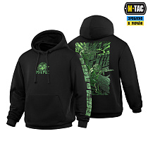 M-Tac кофта Hoodie Пліч-о-пліч Oversize Hard Black– Мілітарист