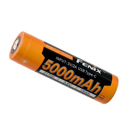 Fenix АКБ 21700 5000 mAh Li-ion Type-C– Милитарист - фото 3
