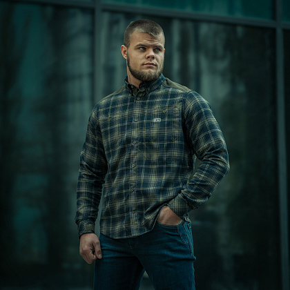 M-Tac сорочка Redneck Shirt Olive/Navy Blue– Мілітарист - зображення 8