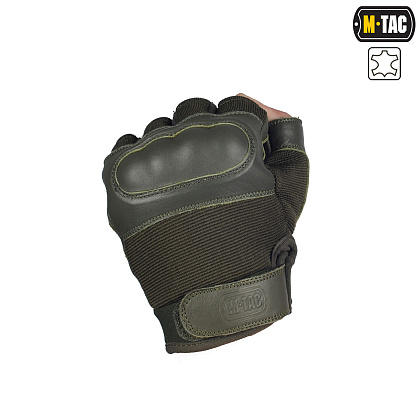 M-Tac перчатки беспалые Assault Tactical Mk.4 Olive– Милитарист - фото 6