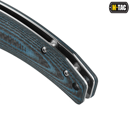 M-Tac ніж складний Type 15 Carbon/Blue– Мілітарист - зображення 7