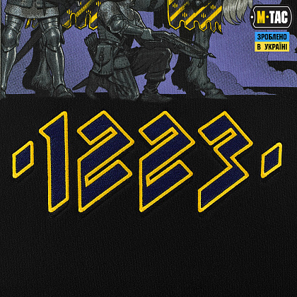 M-Tac кофта Hoodie 1223 Embroidery Cotton Hard Black– Мілітарист - зображення 11
