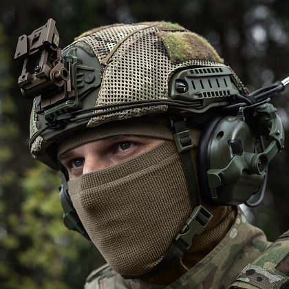 M-Tac шапка-підшоломник мікрофліс ріп-стоп Tan– Мілітарист - зображення 15