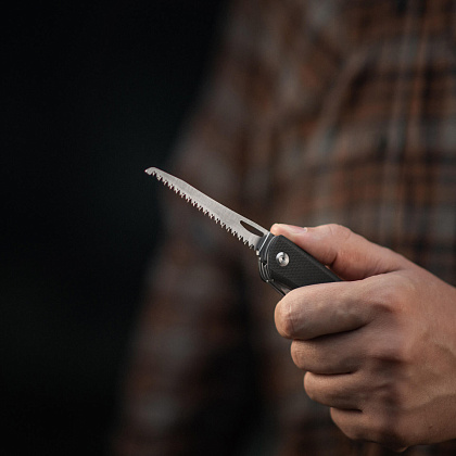 M-Tac нож складной Type 9 (6 инструментов) Black/Steel– Милитарист - фото 25