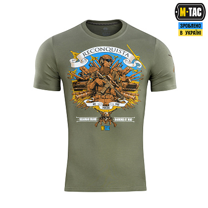 M-Tac футболка Reconquista Light Olive– Милитарист - фото 2