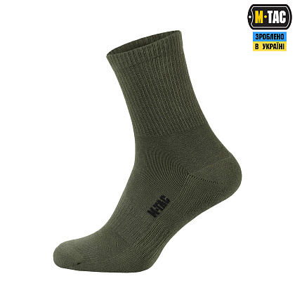 M-Tac шкарпетки Tactical Socks Cotton 67% Olive– Мілітарист - зображення 2