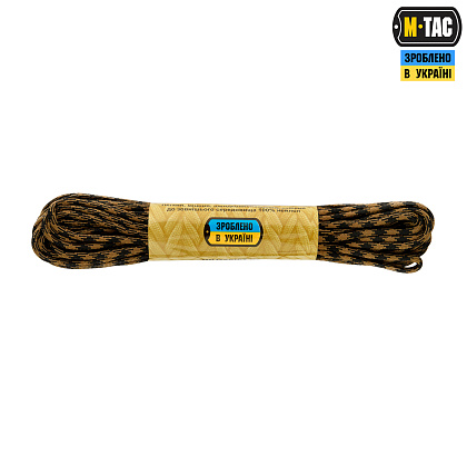 M-Tac паракорд 550 type III 15m Black/Coyote– Мілітарист - зображення 2