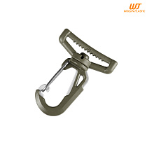 Woojin Plastic карабин Ultra Metal Hook 38mm Olive– Милитарист
