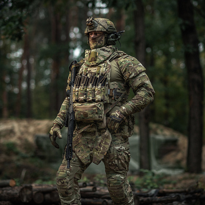 M-Tac плитоноска Cuirass Tiger Elite 2 клас захисту (розмір плити XL) Multicam– Мілітарист - зображення 10