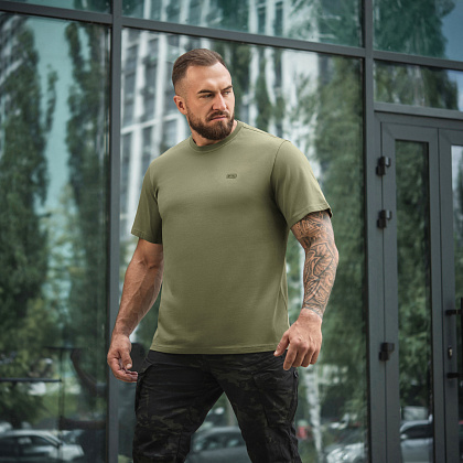 M-Tac футболка Cotton Hard Oversize Light Olive– Мілітарист - зображення 8