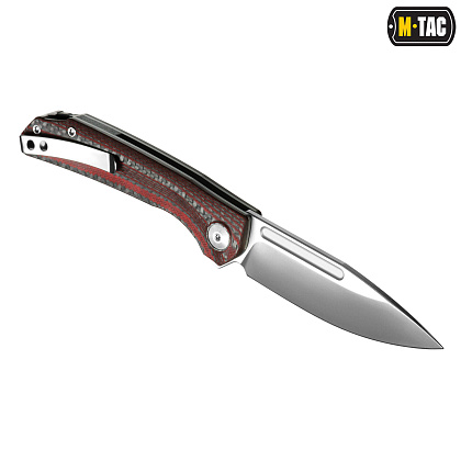 M-Tac ніж складний Type 19 Carbon/Red– Мілітарист - зображення 5