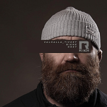 R3ICH шапка бини "Valhalla ticket" grey– Милитарист