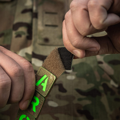 M-Tac нашивка MARCH Multicam/Green/GID– Мілітарист - зображення 6