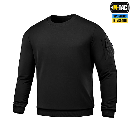 M-Tac світшот Nylon Pocket Cotton Hard Black– Мілітарист - зображення 1