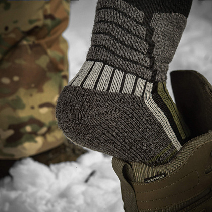M-Tac шкарпетки Merino Trekking Olive– Милитарист - фото 13