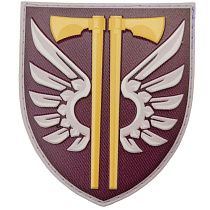 Шеврон ПВХ ЗСУ 77 окрема аеромобільна бригада новий– Милитарист