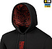 M-Tac кофта Hoodie Один в полі воїн Oversize Hard Black– Милитарист - миниатюра 7