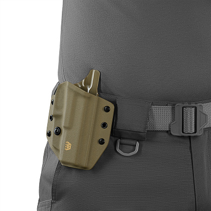 ATA Gear кобура модель Hit Factor ver.1 для зброї Glock - 17/22/47 Flat Dark Earth - Spring правша– Мілітарист - зображення 9