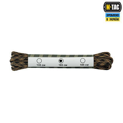 M-Tac шнурки black/coyote нейлон Mil-Spec– Мілітарист - зображення 2