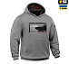 M-Tac кофта Hoodie Чорні Запорожці Cotton Hard Light Grey– Мілітарист - мініатюра 3