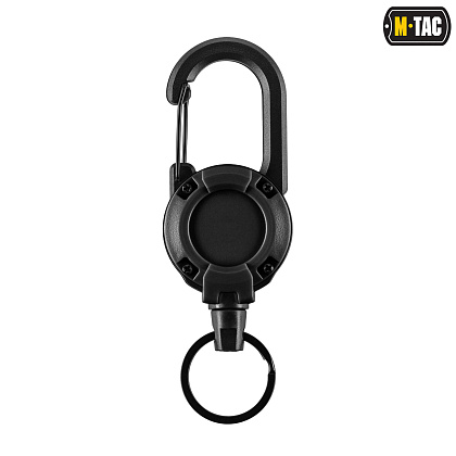 M-Tac карабин с тросиком для ключей Black– Милитарист - фото 1