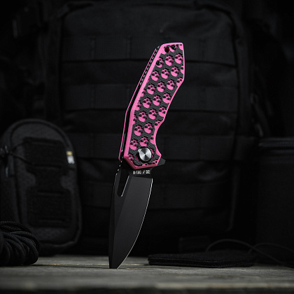 M-Tac ніж складний Type 12 Skull Black/Pink– Мілітарист - зображення 11